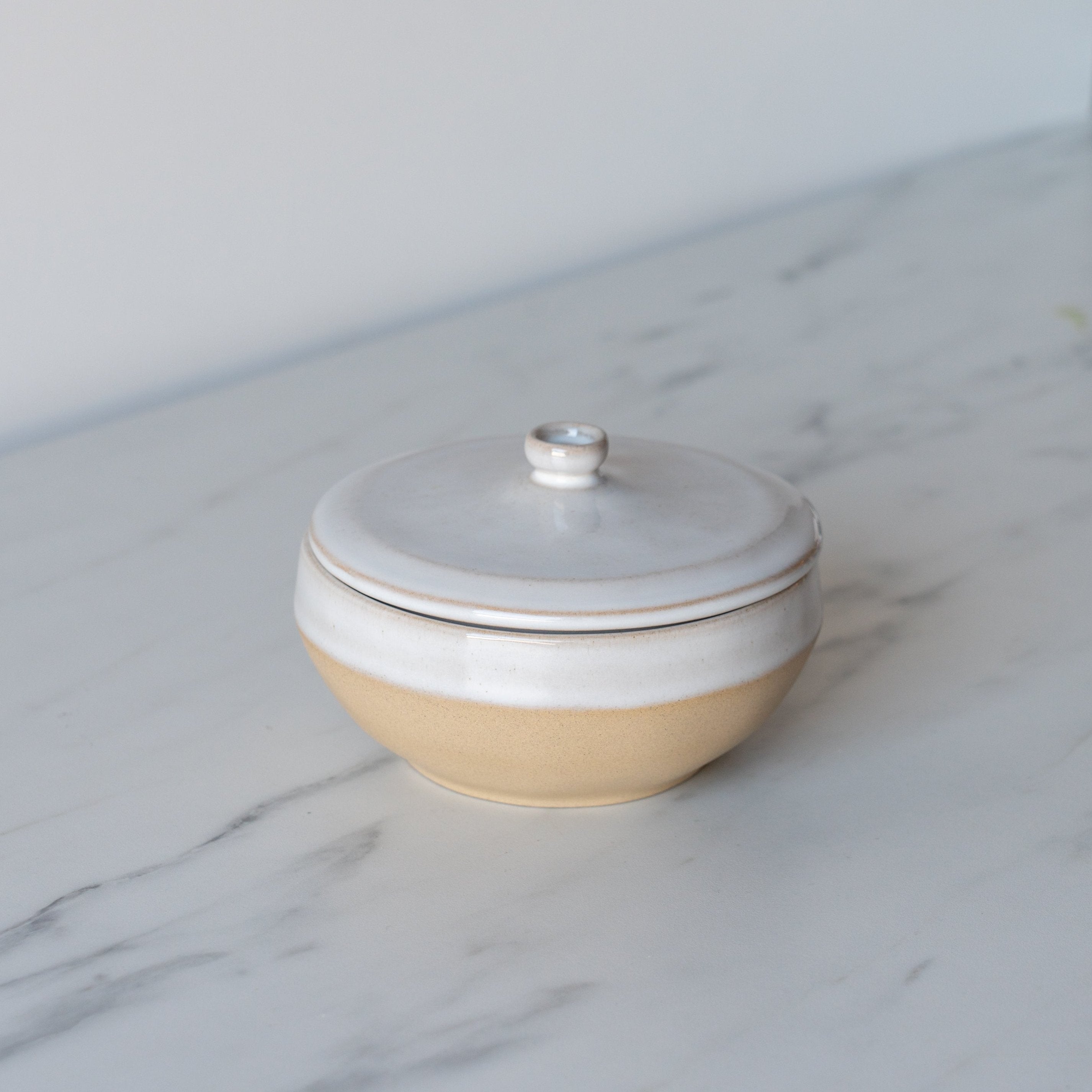 Speckled Stoneware Covered Dish dish David Shaw
