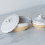 Speckled Stoneware Covered Dish dish David Shaw