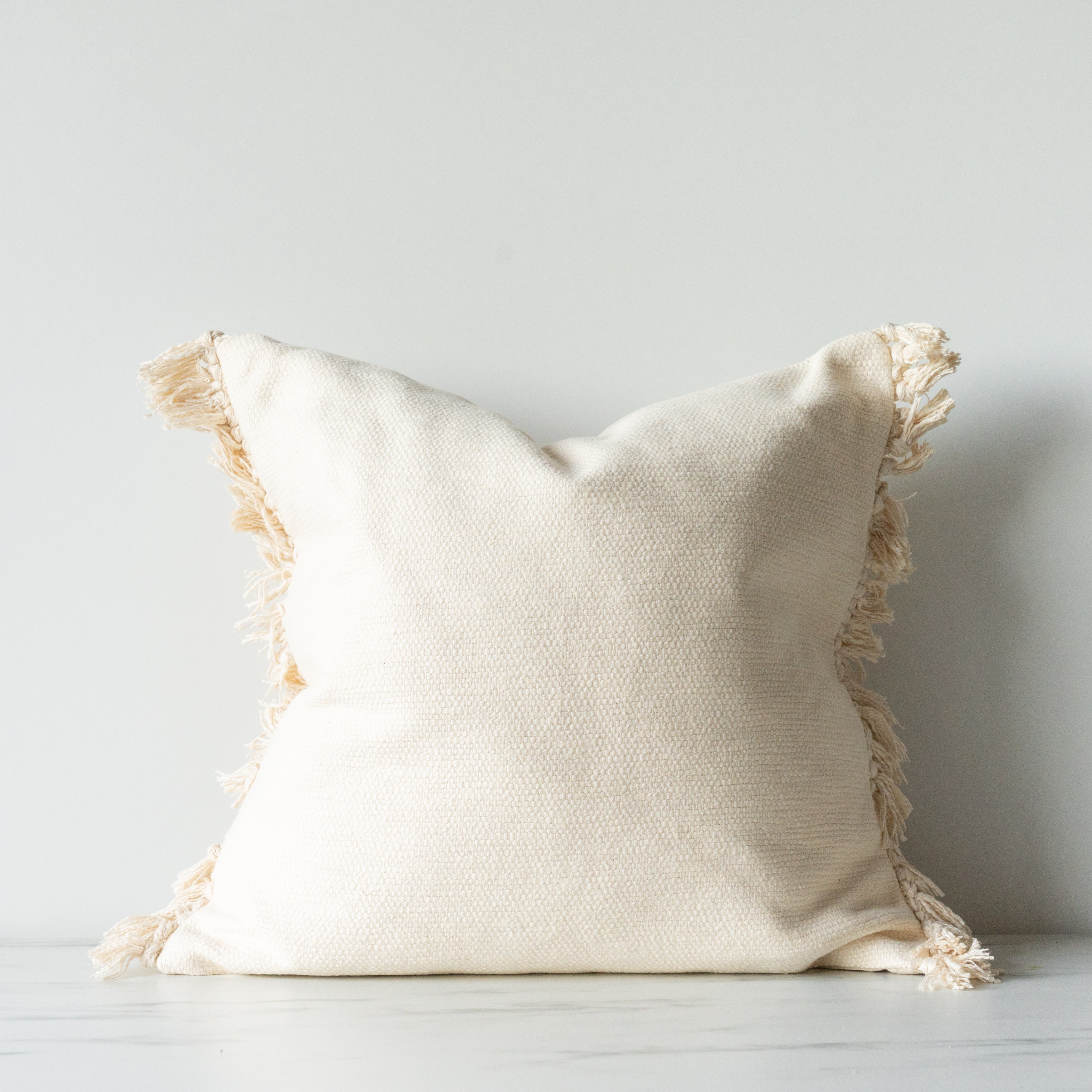 IN-STORE Magnolia Home by Joanna Gaines x Loloi Jett Pillow Cover 1 - PILLOWS - essentials Loloi Ivory