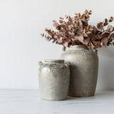 Aged Urn with Handles vase Indaba Small