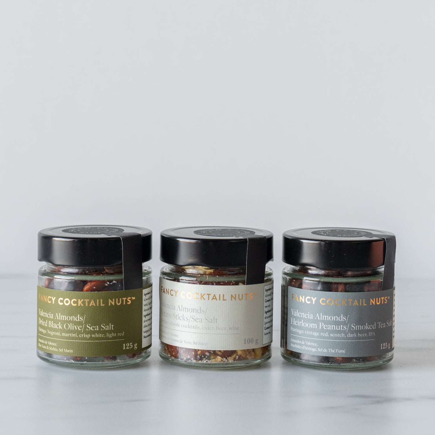 Cocktail Nut Trio nuts Salted Co (Faire)
