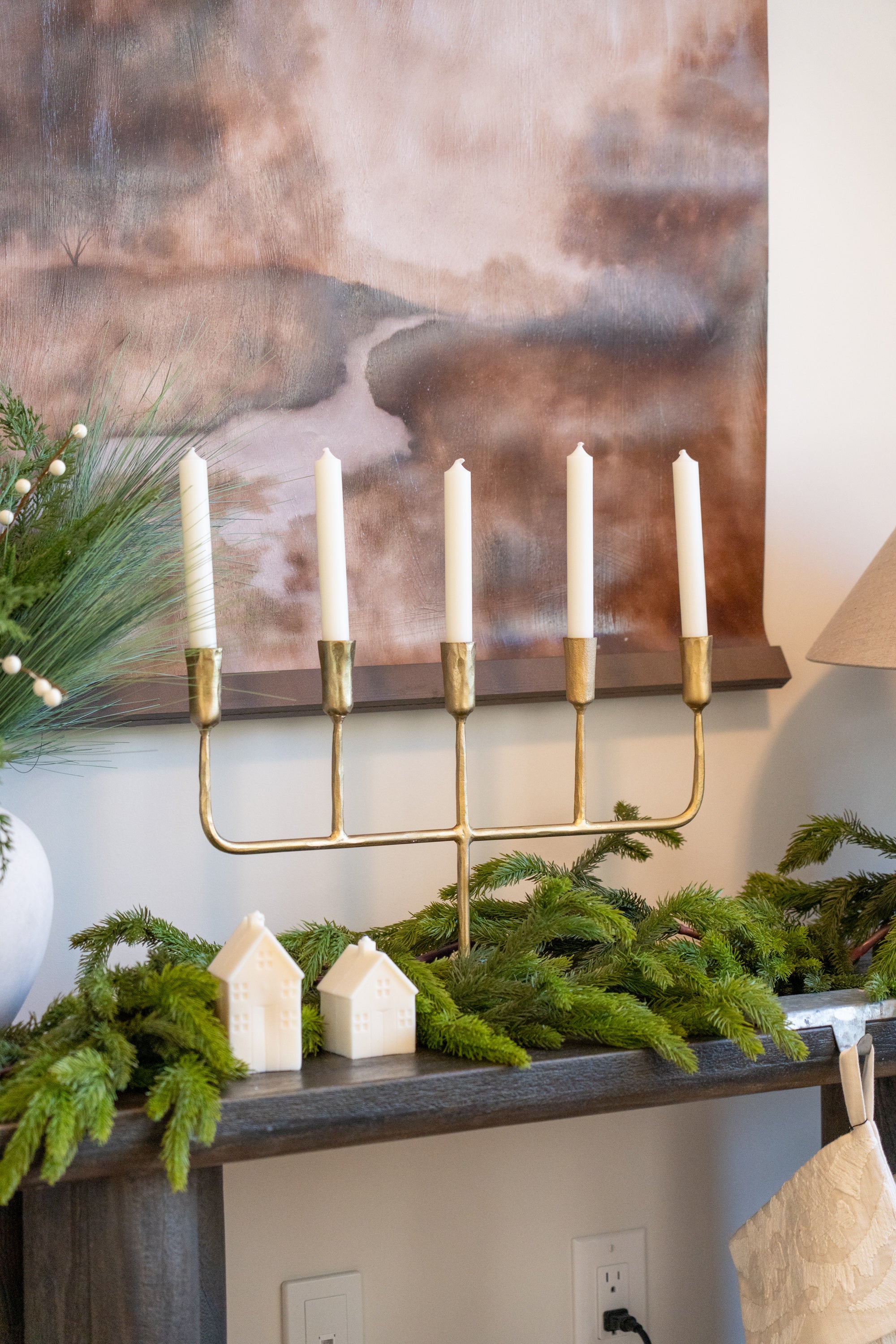 Hand Forged Candelabra candle holder Indaba