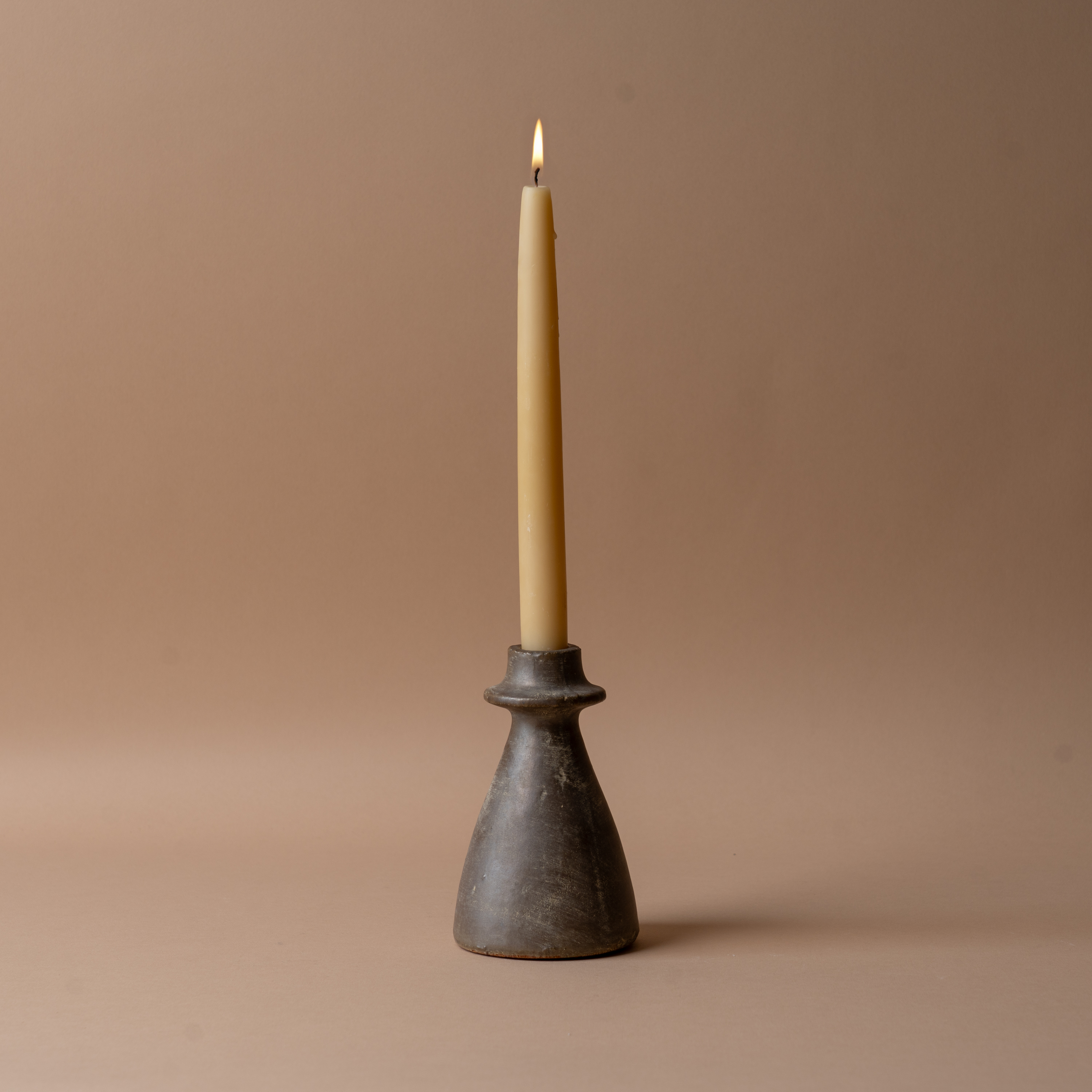 Curved Terracotta Candle Holder candle holder Indaba Small