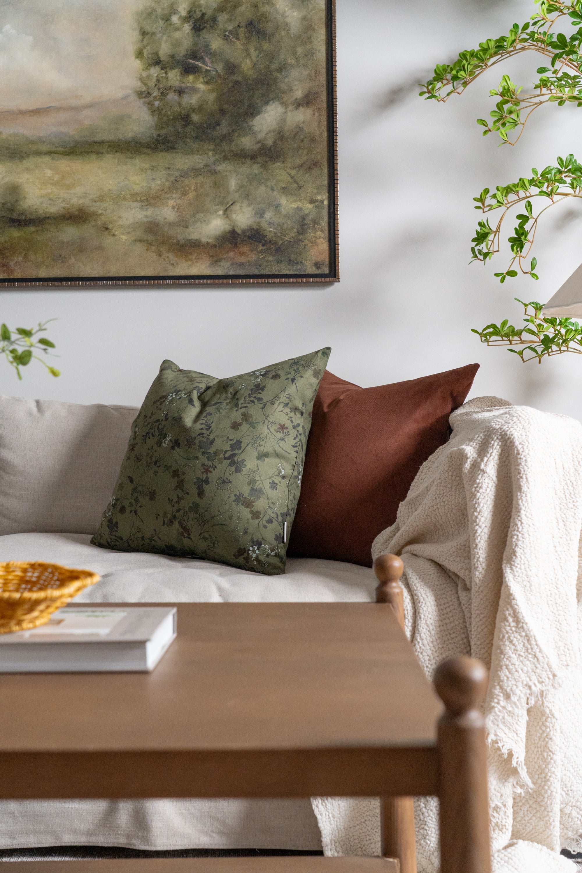Reina Pillow Cover 1 - PILLOWS - essentials - neutral Rug & Weave Pillows