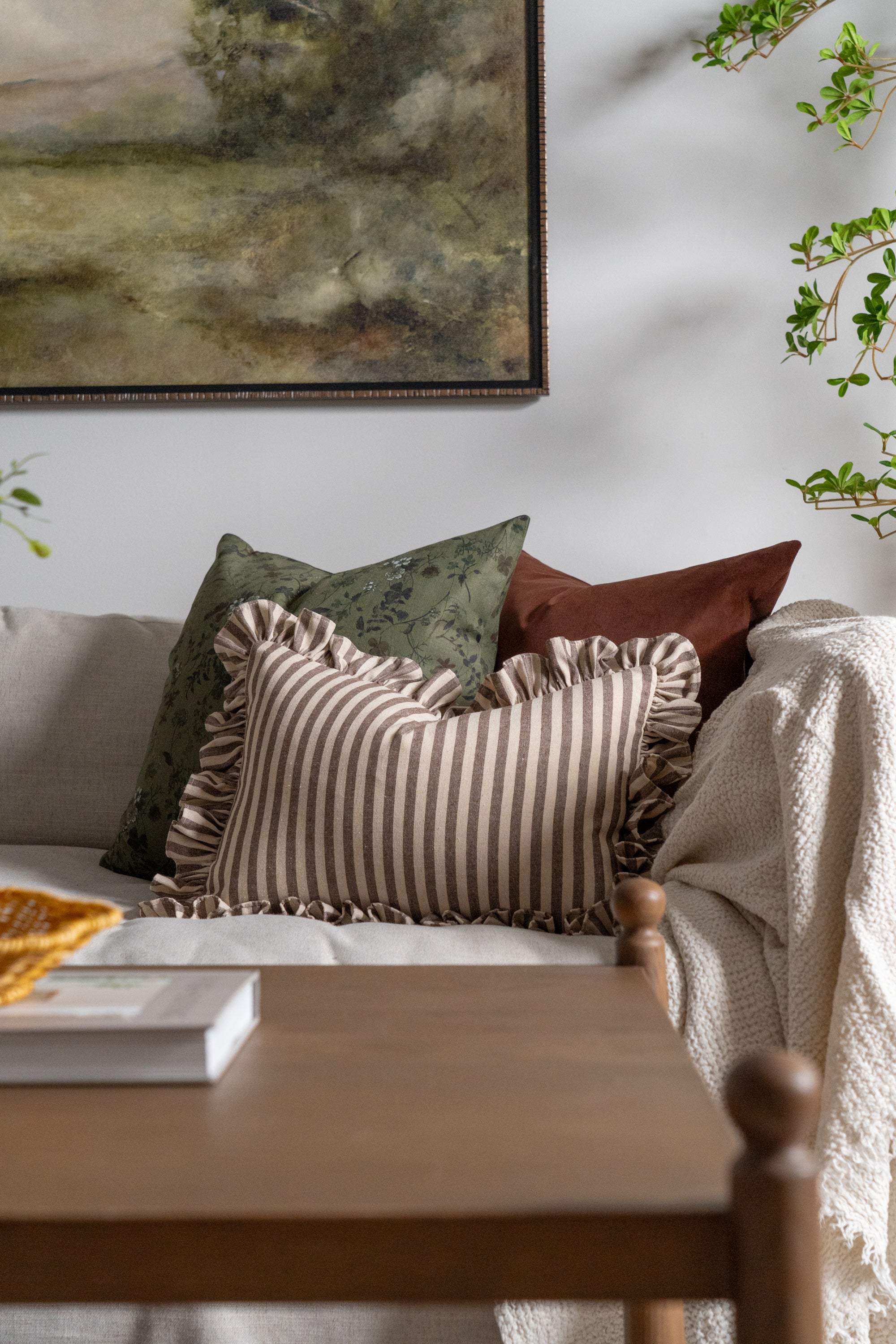Reina Pillow Cover 1 - PILLOWS - essentials - neutral Rug & Weave Pillows