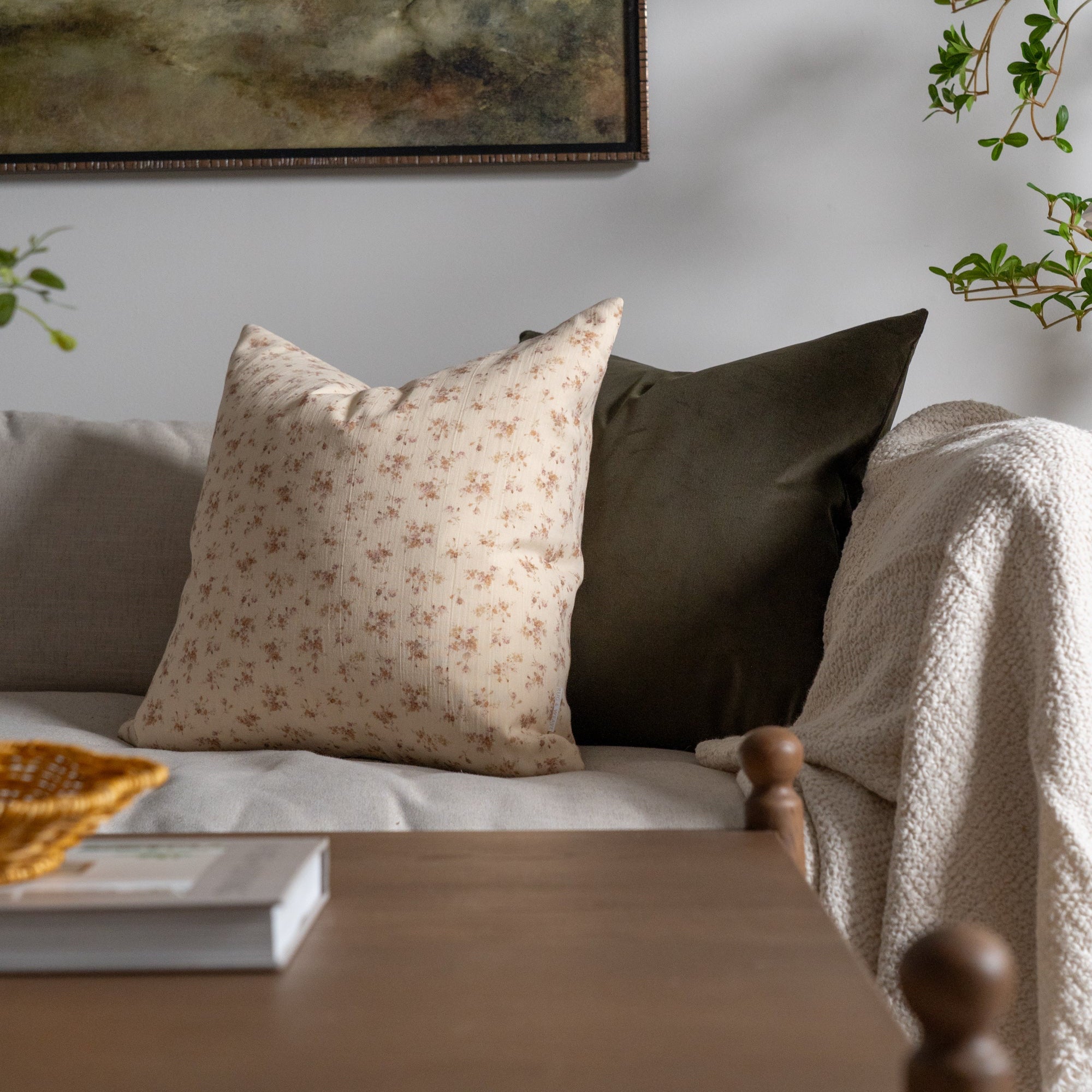 Camille Pillow Cover 1 - PILLOWS - essentials - neutral Rug & Weave Pillows