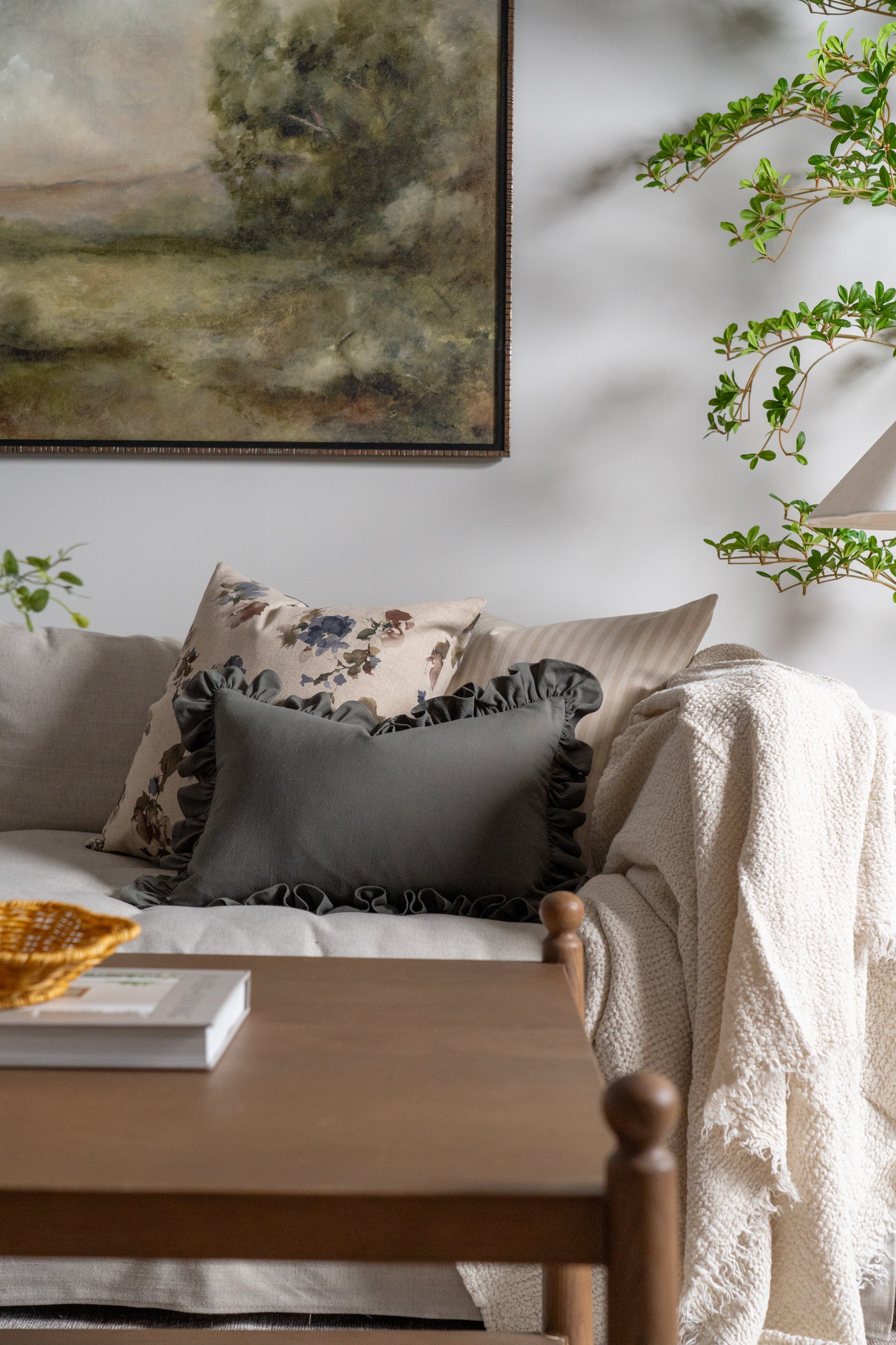 Robbie Pillow Cover 1 - PILLOWS - essentials - neutral Rug & Weave Pillows