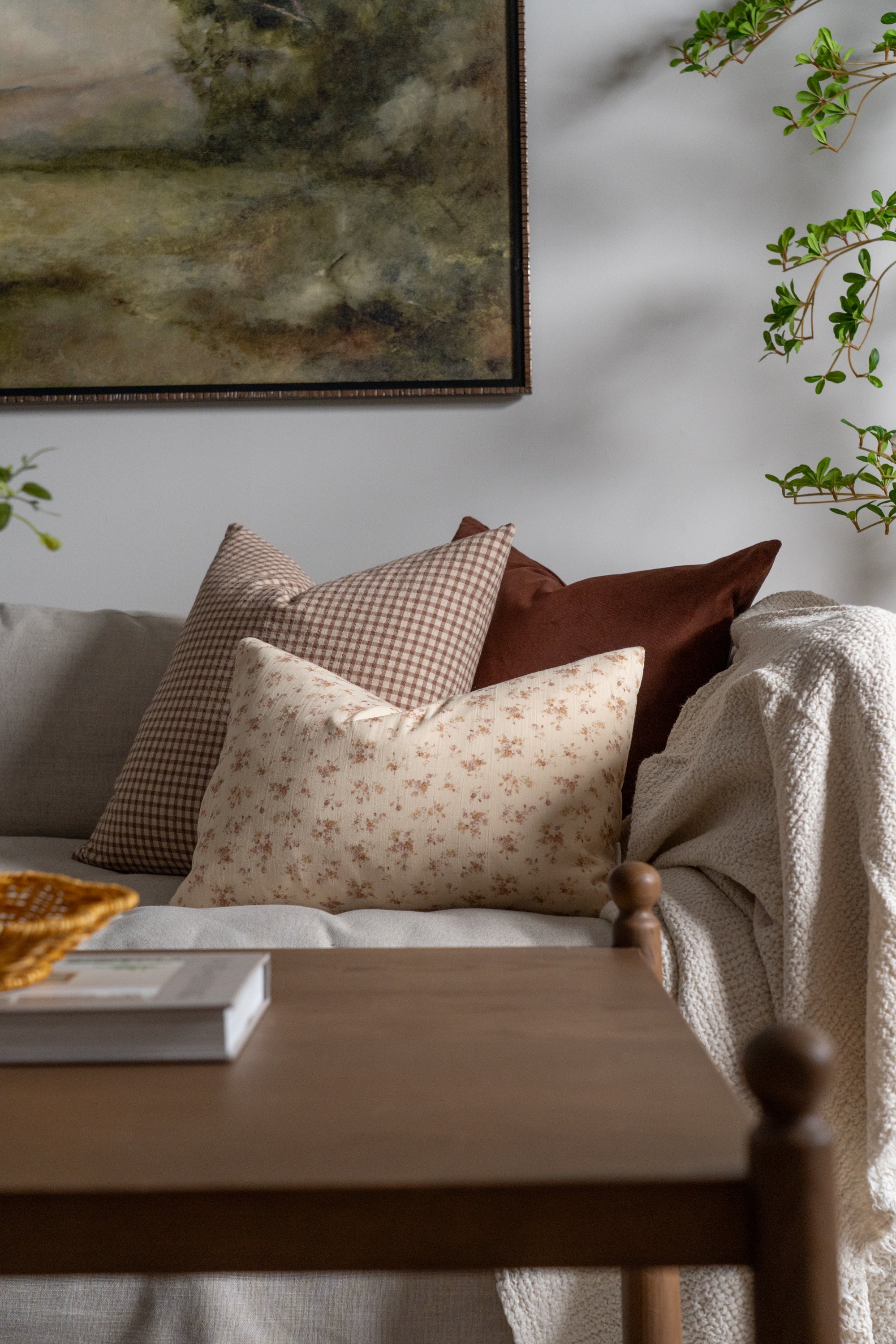 Camille Pillow Cover 1 - PILLOWS - essentials - neutral Rug & Weave Pillows