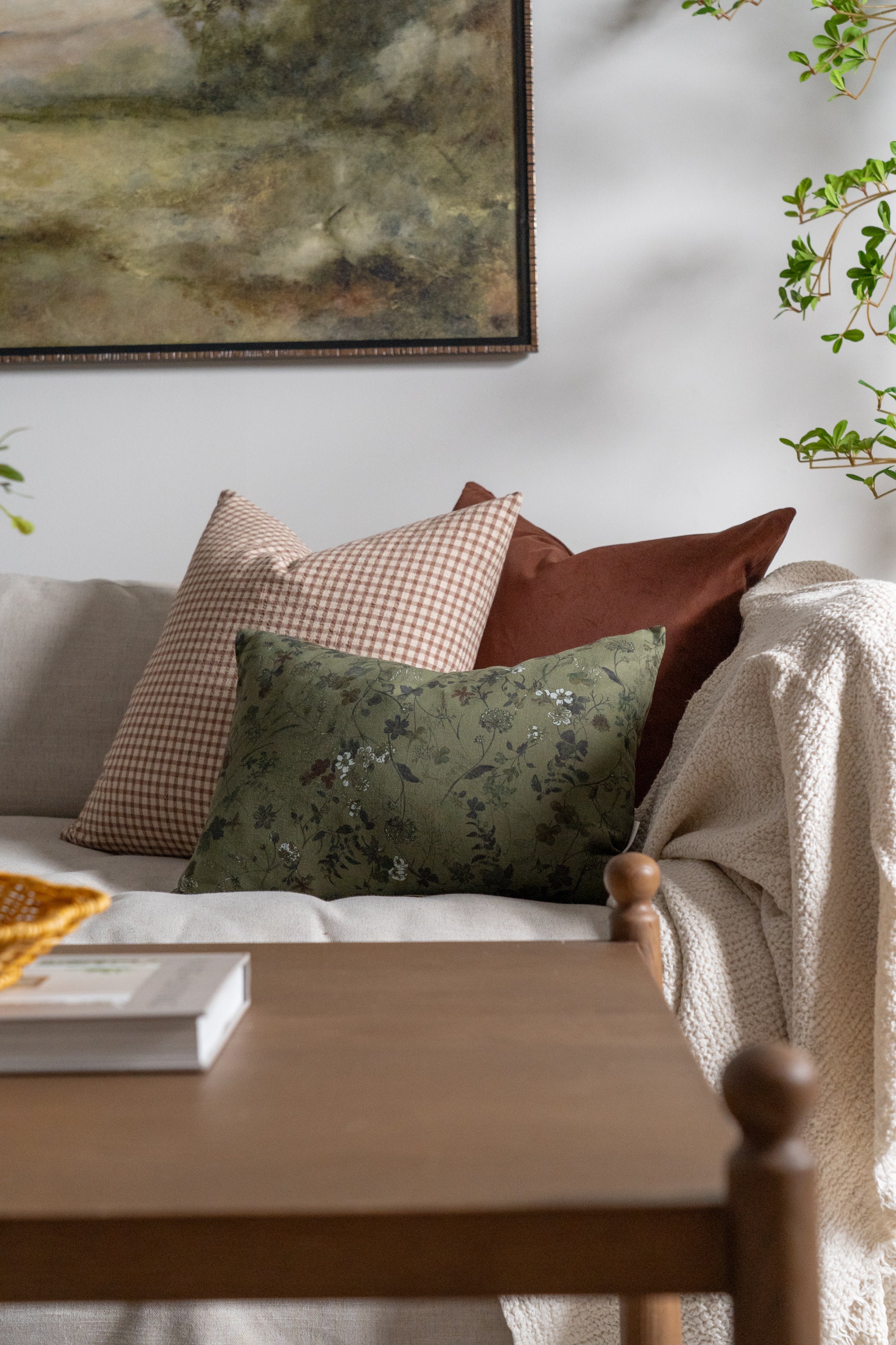 Reina Pillow Cover 1 - PILLOWS - essentials - neutral Rug & Weave Pillows