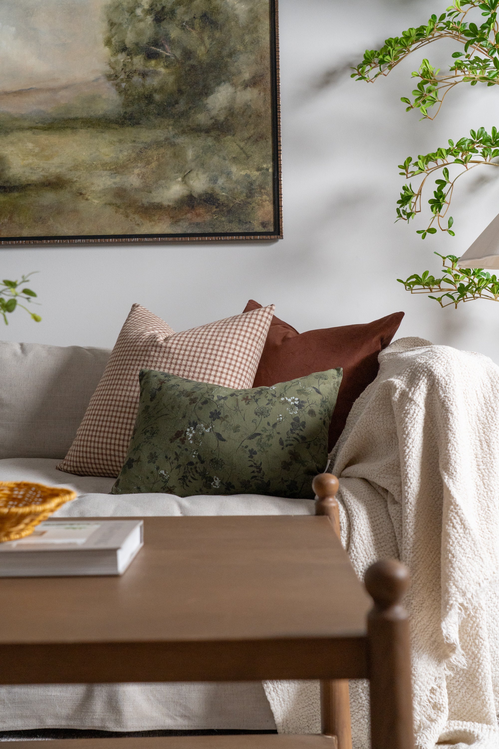 Reina Pillow Cover 1 - PILLOWS - essentials - neutral Rug & Weave Pillows