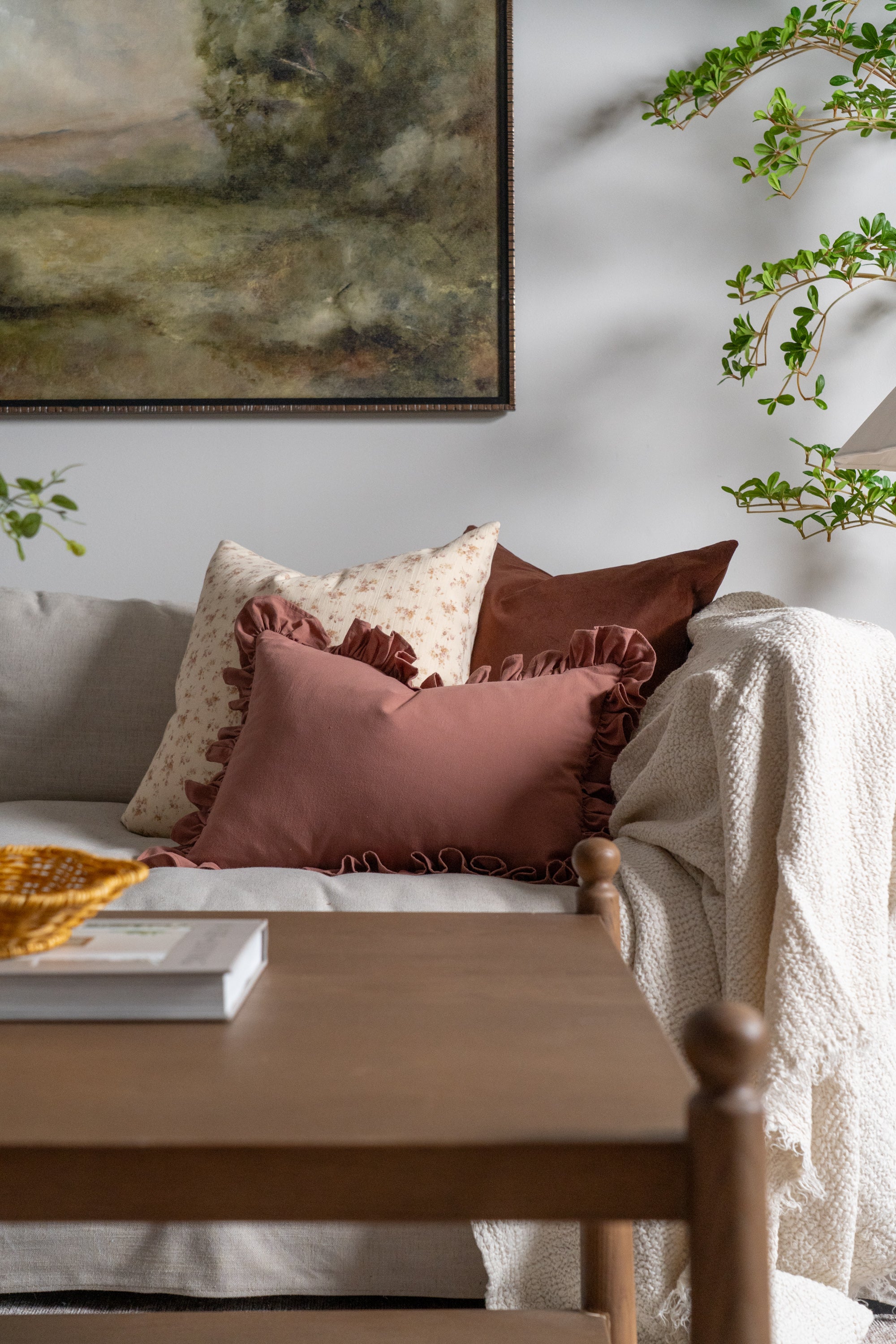 Camille Pillow Cover 1 - PILLOWS - essentials - neutral Rug & Weave Pillows