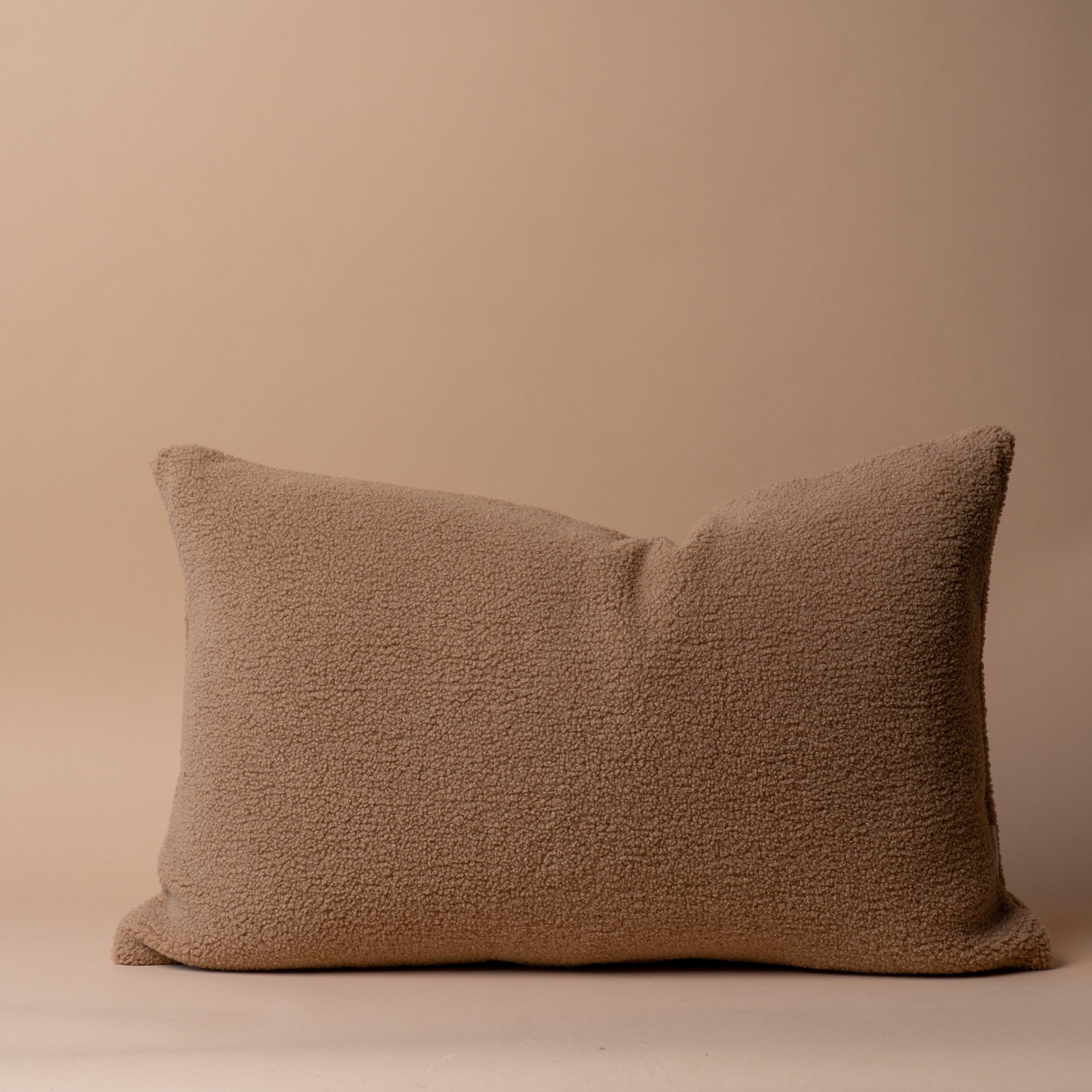 Toffee Sherpa Pillow Cover 2 - PILLOWS - essentials - warm RW STUDIO