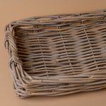 Rectangular Rattan Tray with Handles tray Bacon Basketware (Faire)