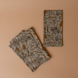 Floral Hand Block Napkin Set napkin Indaba