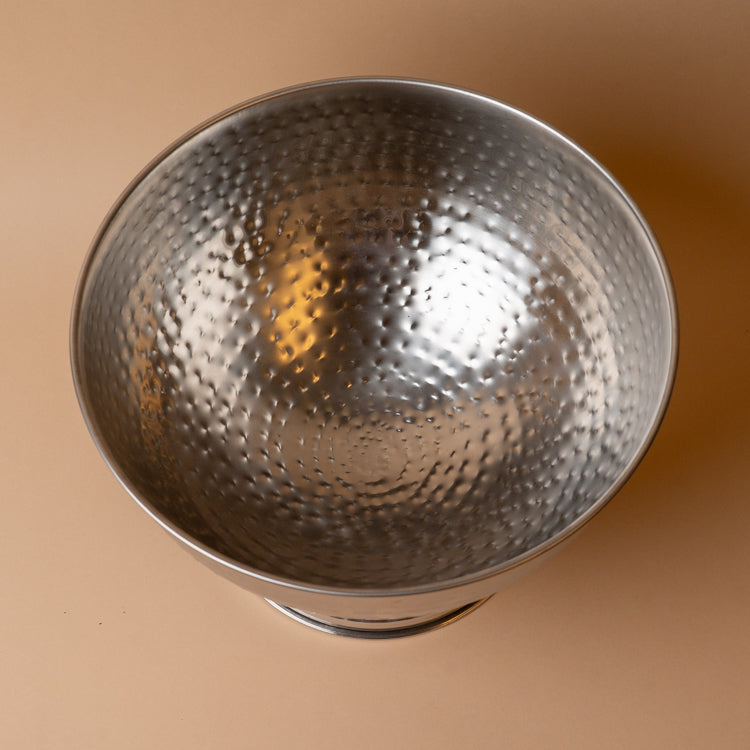 Hammered Bottle Cooler ice bucket Creative Co-op (DYA)