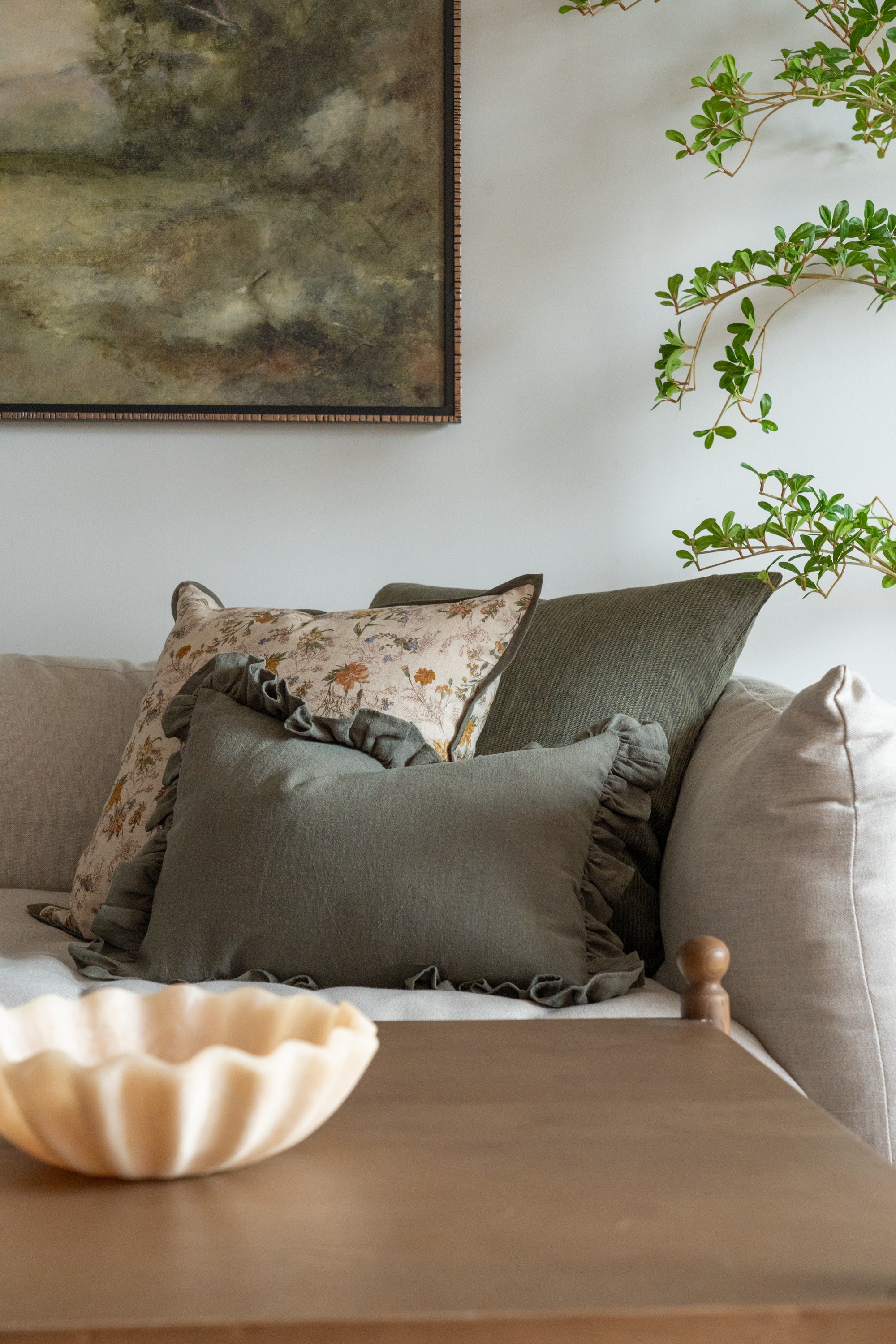 Sophie Pillow Cover 1 - PILLOWS - Linen - neutral Rug & Weave Pillows