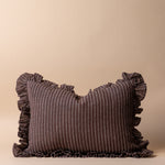Enzo Ruffle Pillow Cover 2 - PILLOWS - linen - warm Rug & Weave Pillows