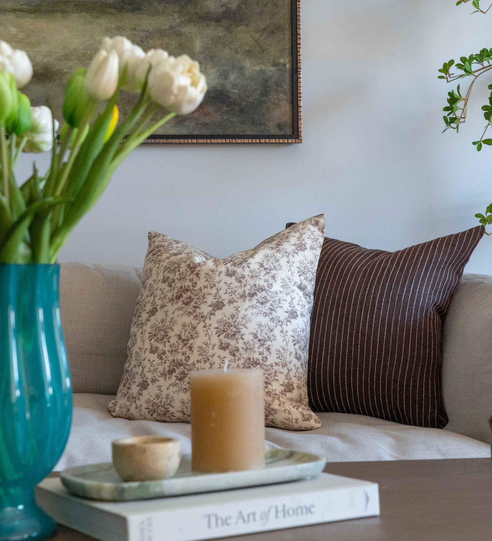 Enzo Pillow Cover 2 - PILLOWS - Linen - warm Rug and Weave Pillows