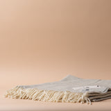 Grey Clouds Wool Blanket blanket McNutt
