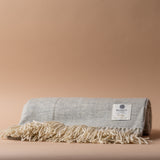 Grey Clouds Wool Blanket blanket McNutt