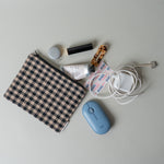 Everyday Gingham Zipper Pouch reusable bag Rug and Weave Pillows