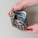 Everyday Gingham Zipper Pouch reusable bag Rug and Weave Pillows