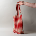 Everyday Gingham Tote Bag reusable bag Rug and Weave Pillows
