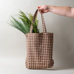 Everyday Gingham Tote Bag reusable bag Rug and Weave Pillows