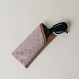 Quilted Gingham Glasses Sleeve