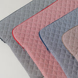 Quilted Gingham Laptop Sleeve