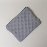 Quilted Gingham Laptop Sleeve