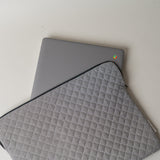 Quilted Gingham Laptop Sleeve