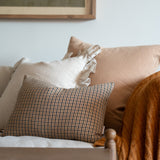 Oatmeal Ruffle Pillow Cover