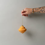 Handmade Paper Mache Ornament - Layered Shape CHRISTMAS 2025 Creative Co-op (DYA) Orange Dot