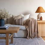 Austin Plaid Pillow Cover 1 - PILLOWS - linen - neutral Rug & Weave Pillows