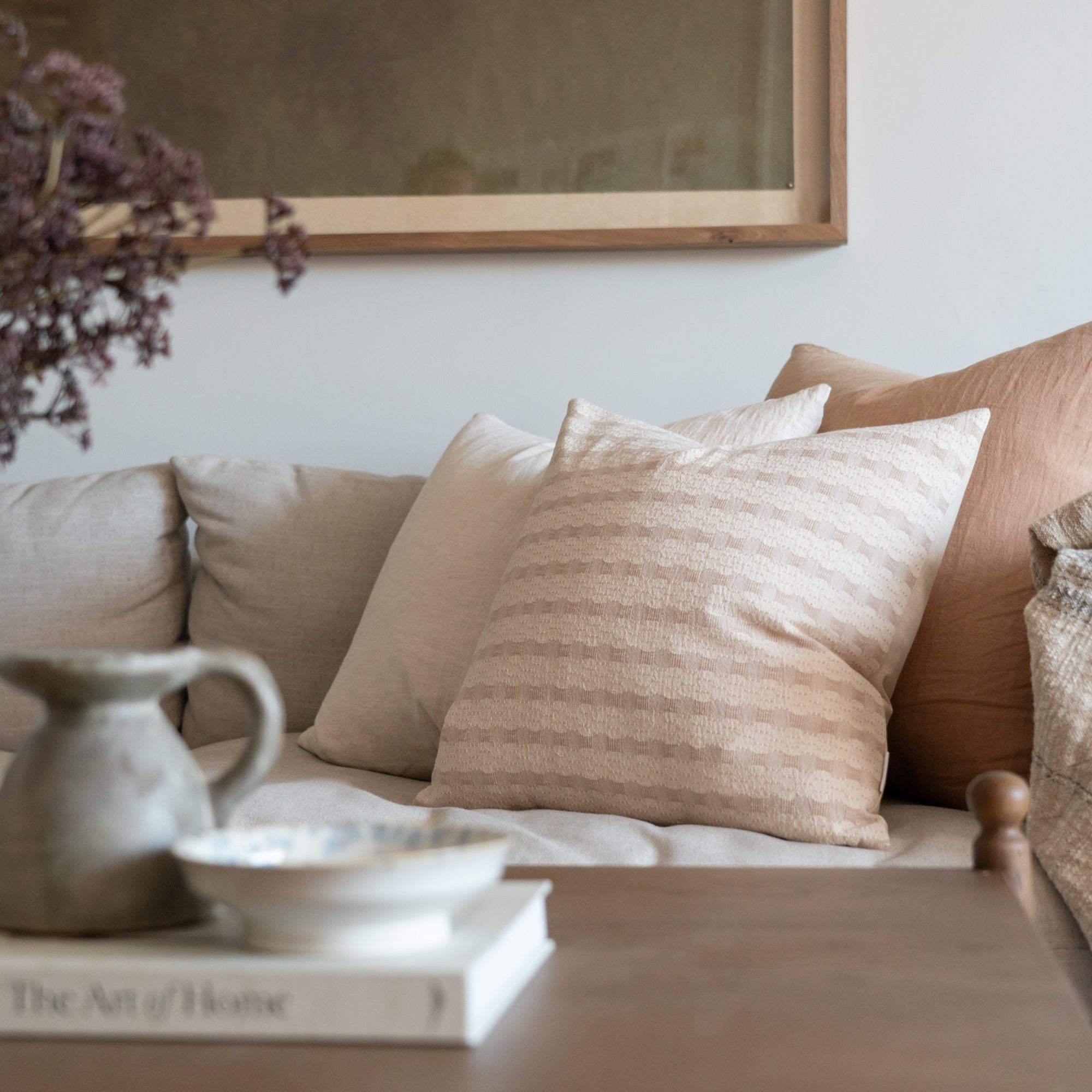 Eleanor Pillow Cover 1 - PILLOWS - Thai - neutral Rug and Weave Pillows