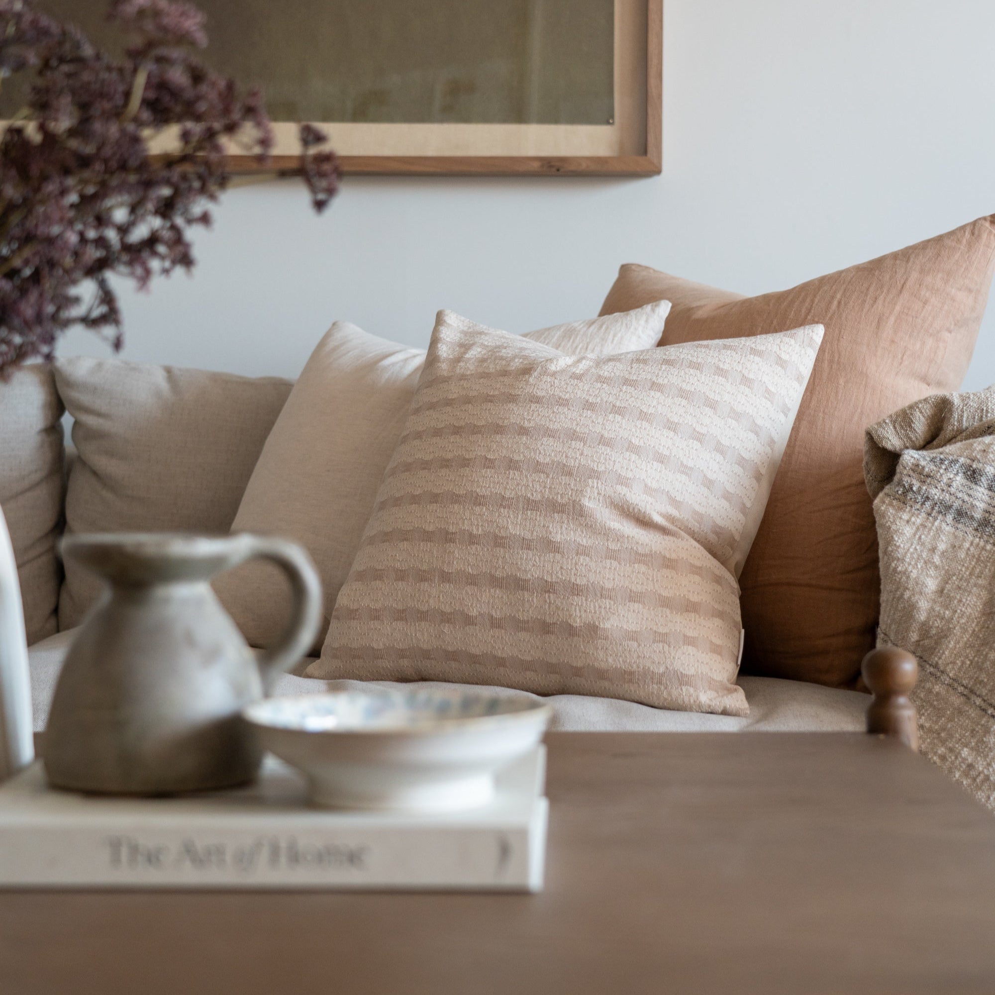 Eleanor Pillow Cover 1 - PILLOWS - Thai - neutral Rug and Weave Pillows