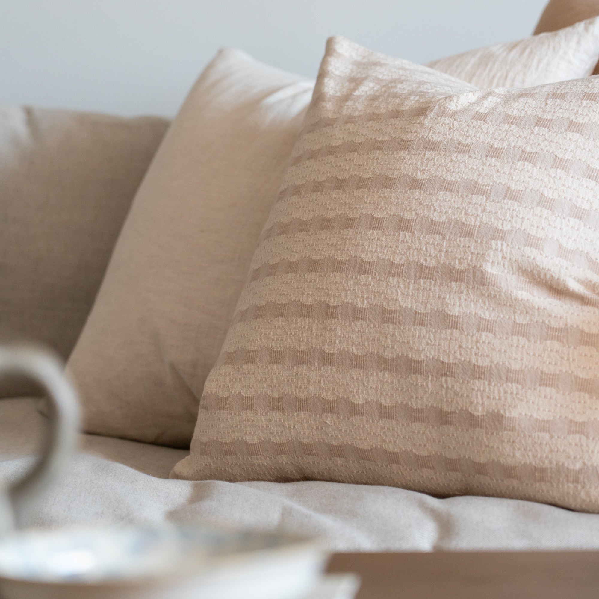 Eleanor Pillow Cover 1 - PILLOWS - Thai - neutral Rug and Weave Pillows