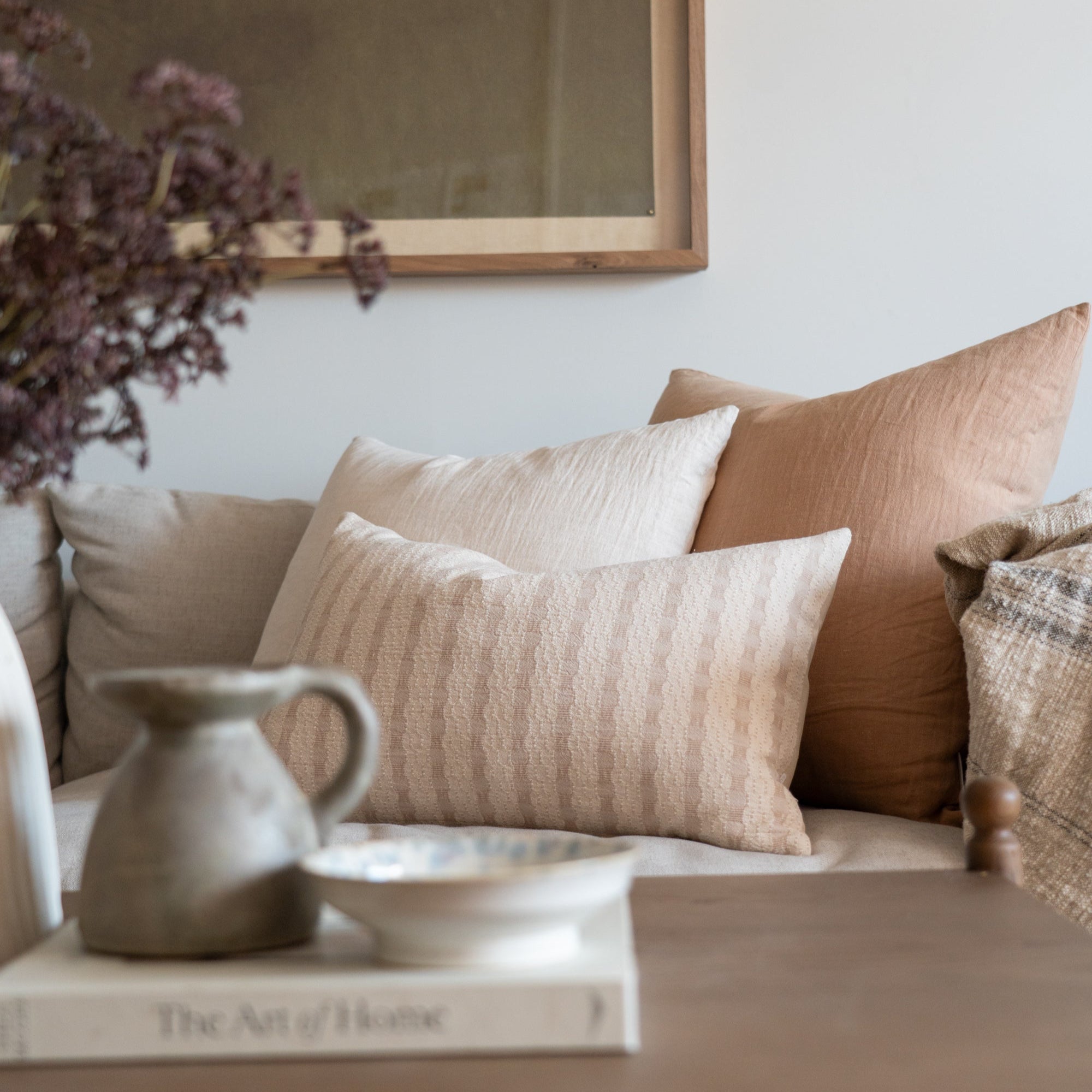 Eleanor Pillow Cover 1 - PILLOWS - Thai - neutral Rug and Weave Pillows