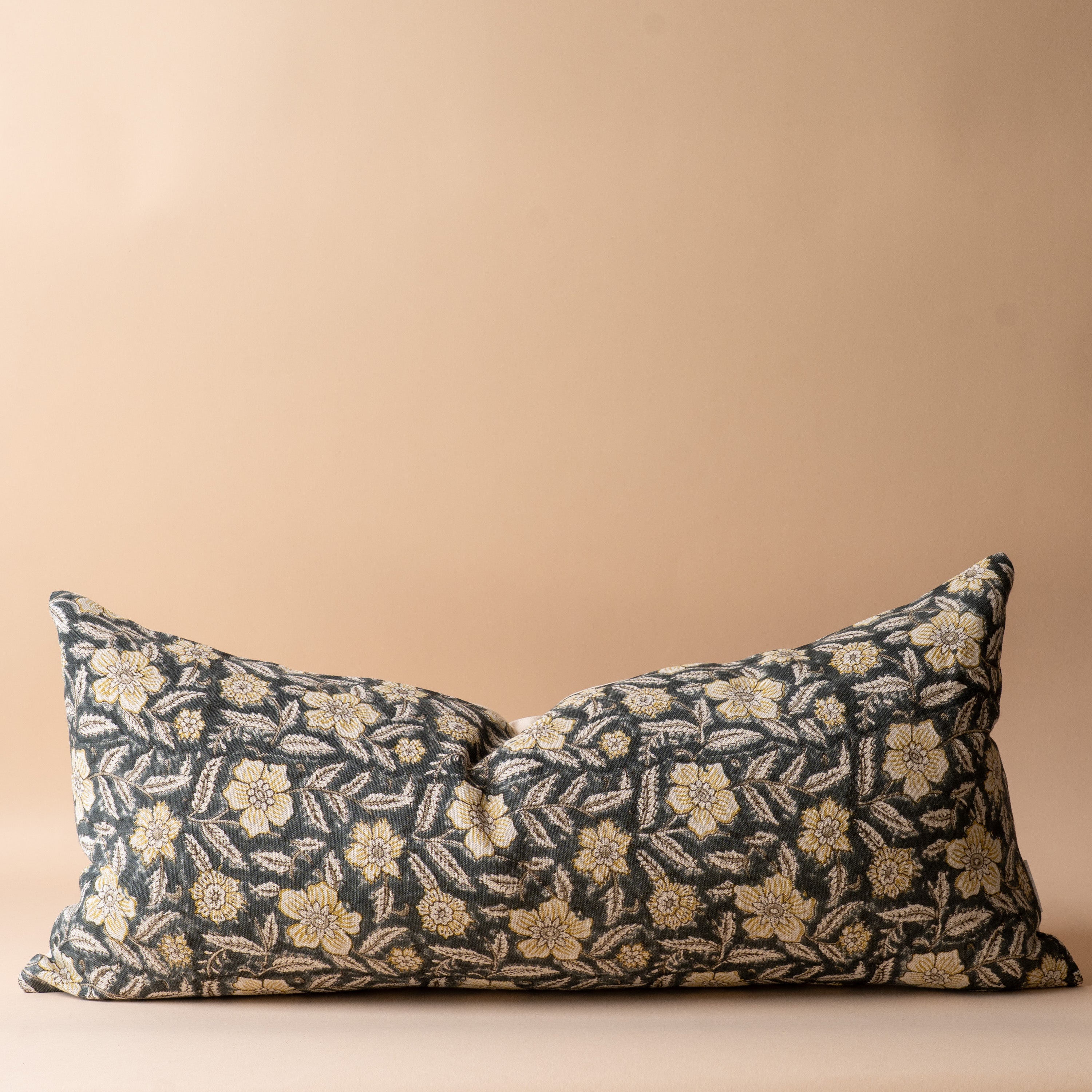 Greta Long Lumbar Pillow Cover 1 - PILLOWS - Thai - neutral Rug & Weave Pillows