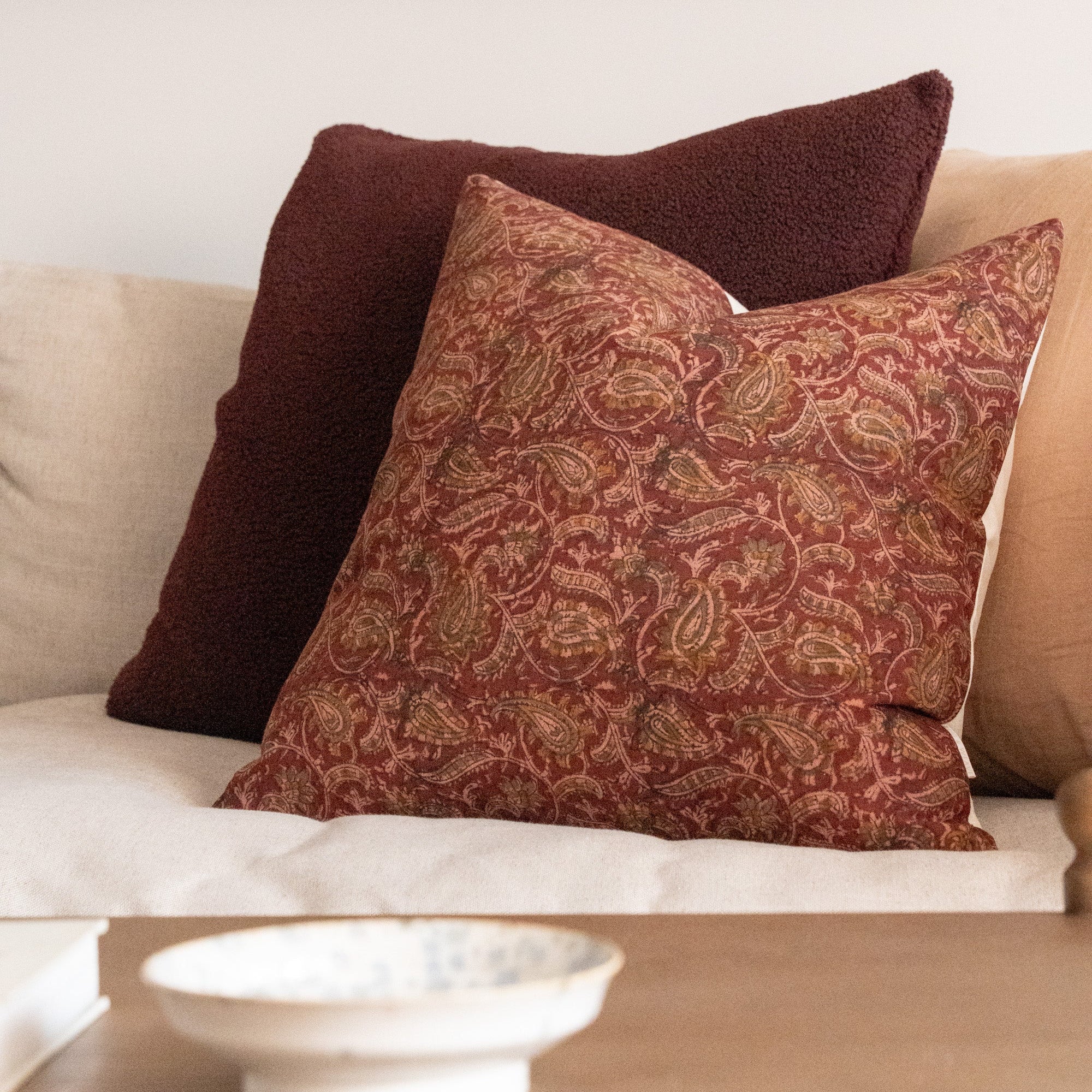 Pinot Sherpa Pillow Cover 2 - PILLOWS - essentials - warm Rug & Weave Pillows