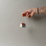 Paper Mache House Ornament