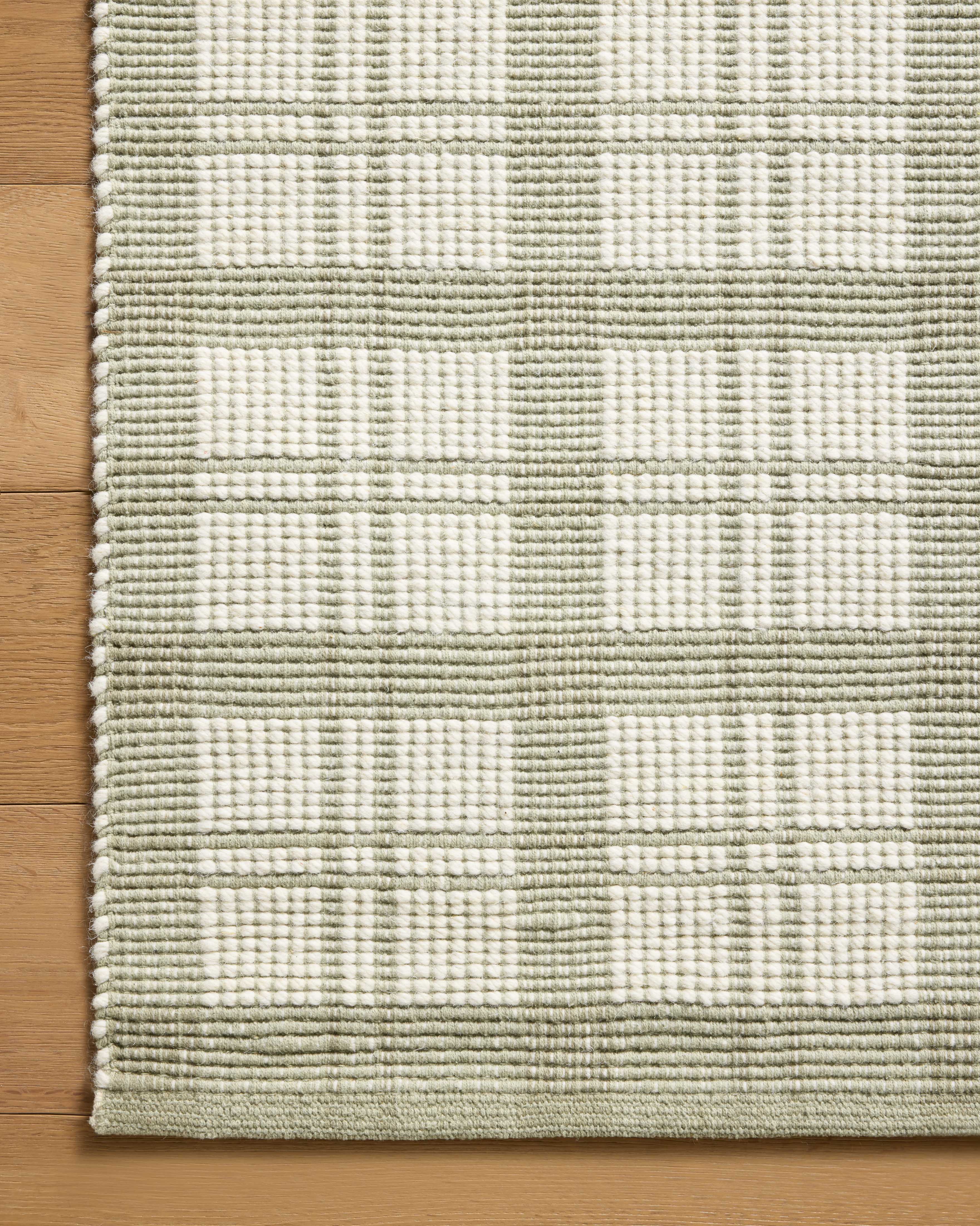 Magnolia Home by Joanna Gaines x Loloi Ryder Sage / Ivory Rug RUGS - cotton Loloi