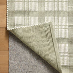 Magnolia Home by Joanna Gaines x Loloi Ryder Sage / Ivory Rug RUGS - cotton Loloi 18" x 18" sample