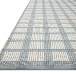 Magnolia Home by Joanna Gaines x Loloi Ryder Blue / Ivory Rug RUGS - cotton Loloi