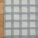 Magnolia Home by Joanna Gaines x Loloi Ryder Blue / Ivory Rug RUGS - cotton Loloi