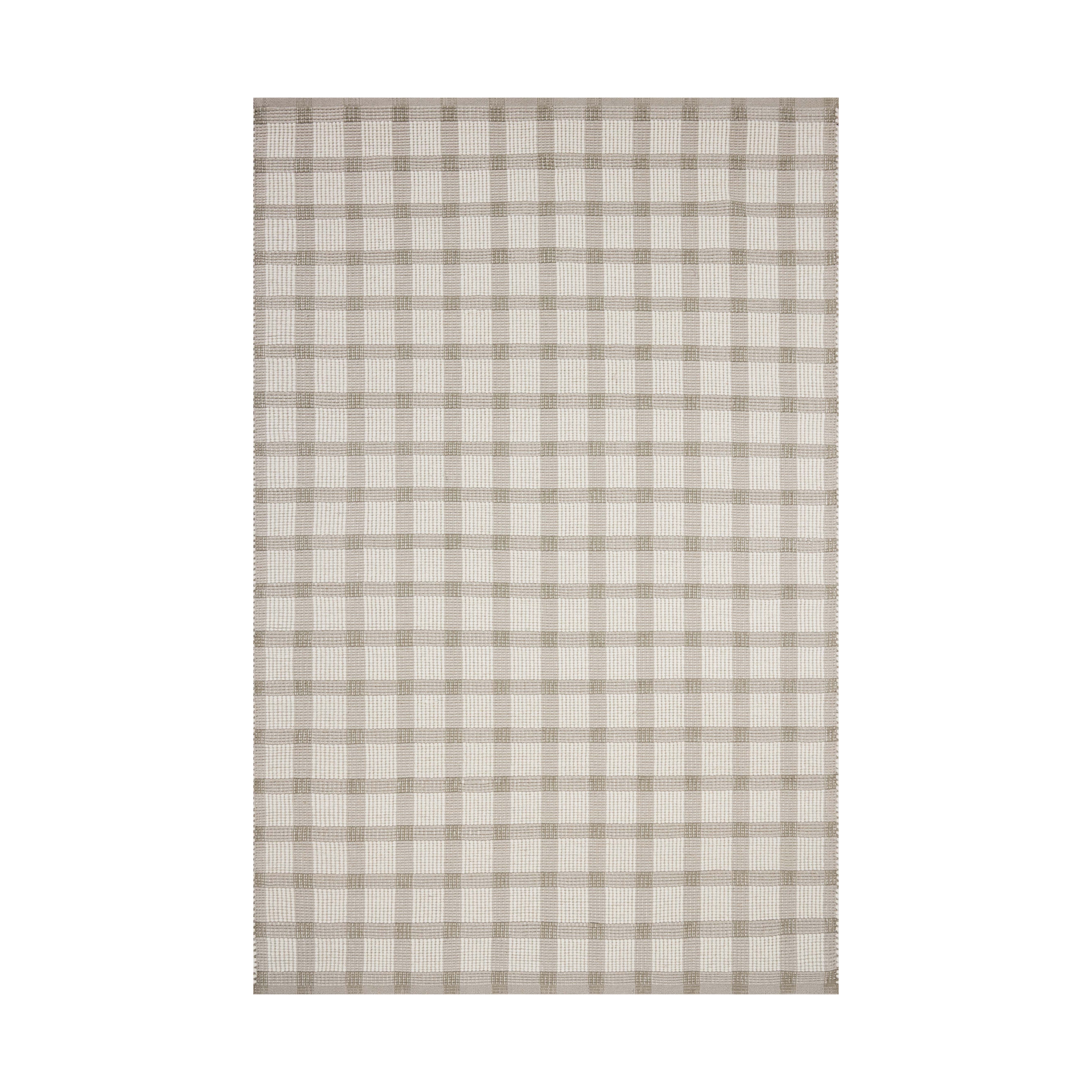 Magnolia Home by Joanna Gaines x Loloi Ryder Stone / Ivory Rug RUGS - cotton Loloi 18" x 18" sample