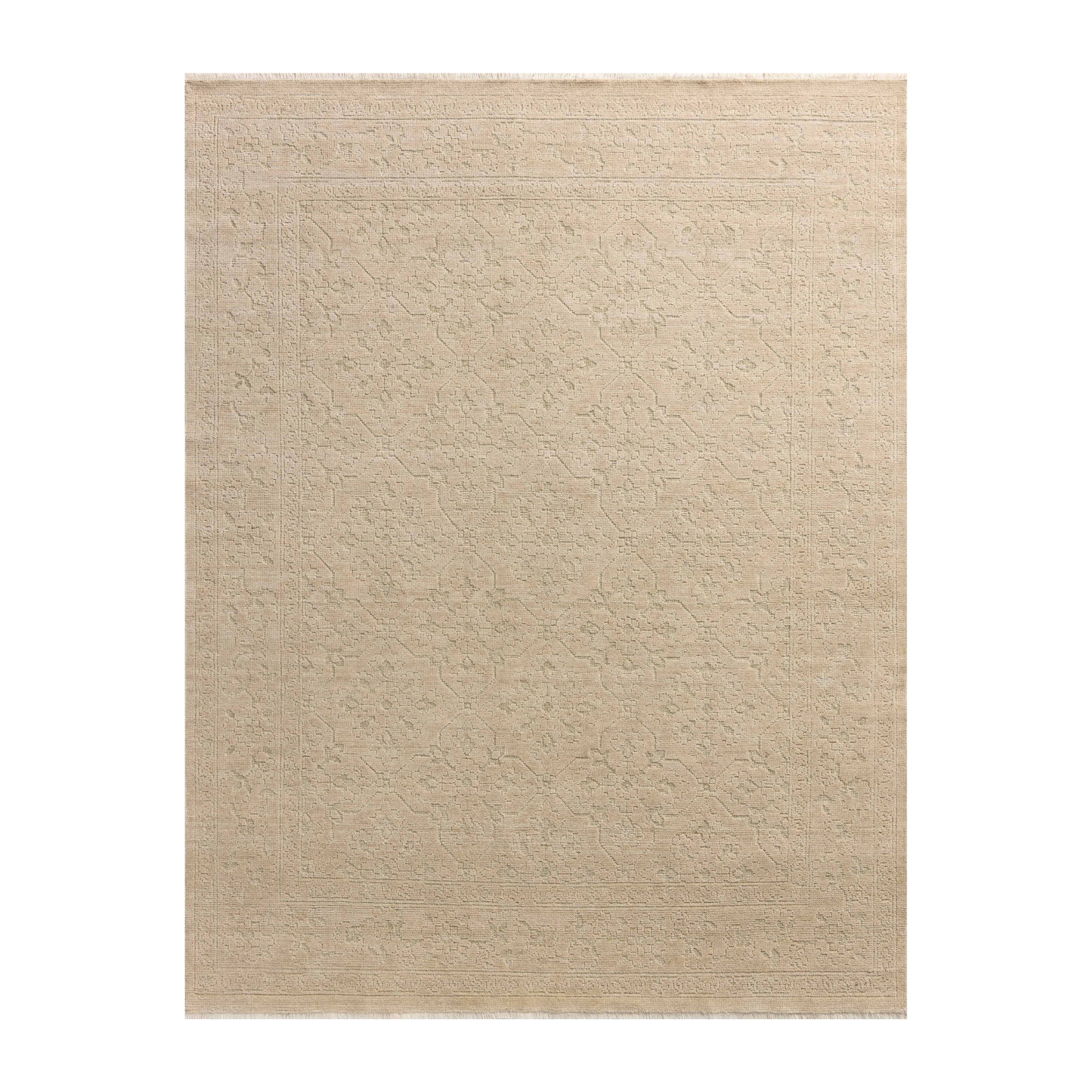 Magnolia Home by Joanna Gaines x Loloi Ruth Sand / Sage RUGS - solid Loloi