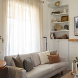 Custom Fabric Joan 83" Sofa - Walnut Leg 1 - a - FURNITURE - Custom Sofa EQ3