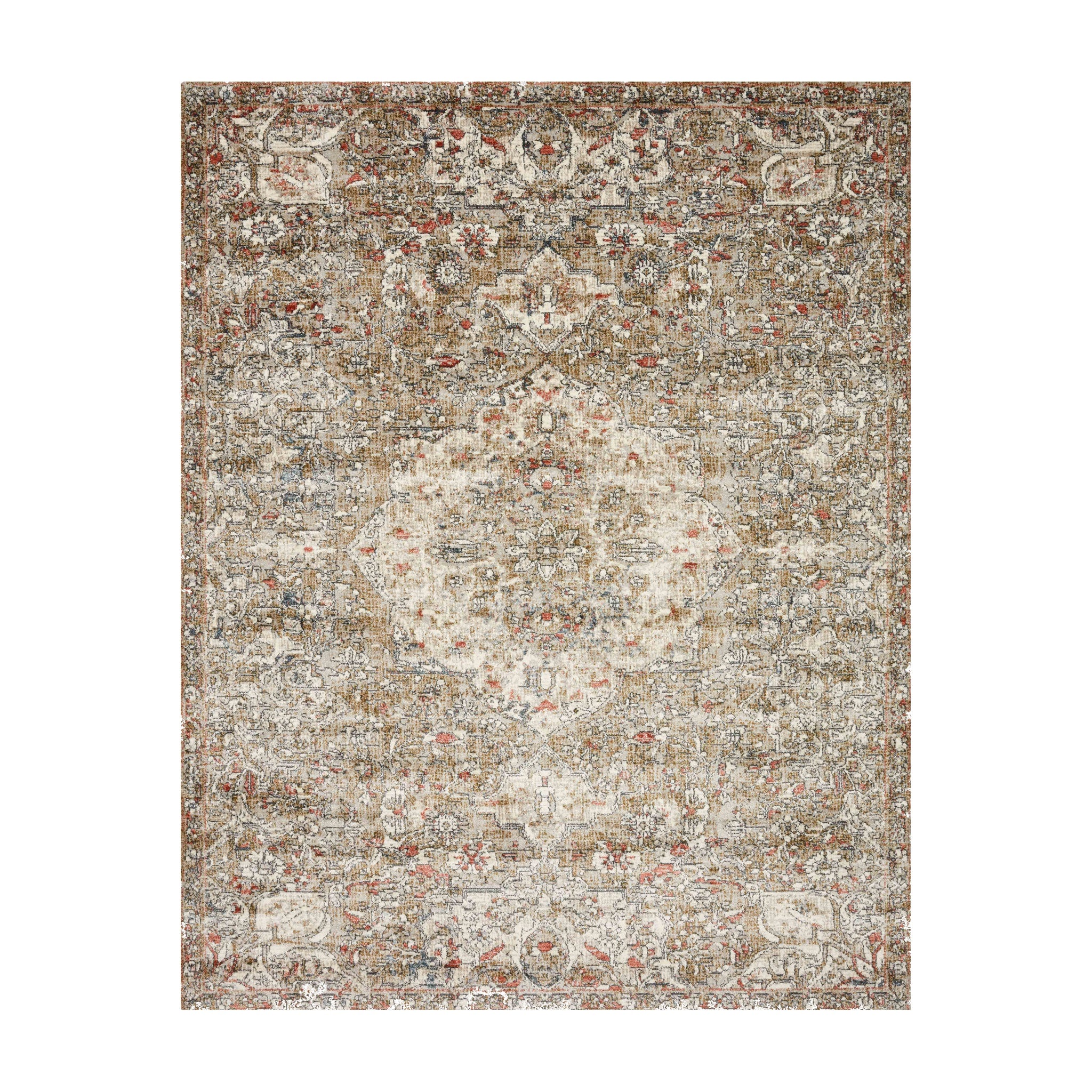 Loloi Saban Straw / Beige Rug Loloi 18" x 18"